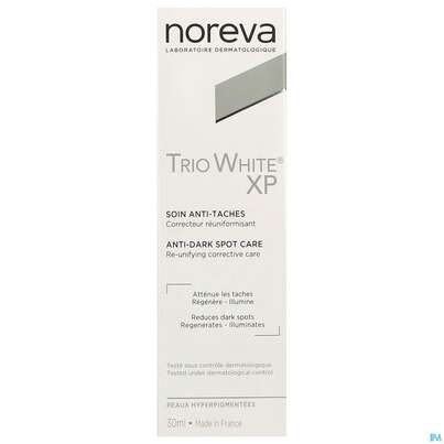 Sie sehen eine Packung Noreva Trio White Xp Tagespflege 30ml, Produktbild: 01 Noreva Trio White Xp Tagespflege 30ml, A-Nr.: 5561507 - 01