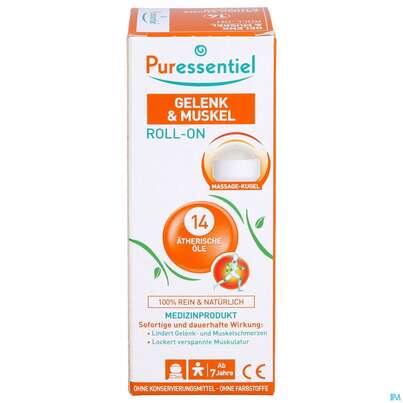Puressentiel Gelenke Roll On +14 Aetherischen Oelen 75ml, A-Nr.: 3831888 - 01