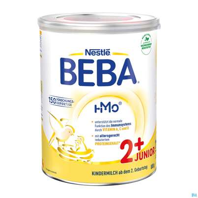 Sie sehen eine Packung Beba Junior/2 Ab Dem 2.geburtstag 12584615 800g, Produktbild: 01 Beba Junior/2 Ab Dem 2.geburtstag 12584615 800g, A-Nr.: 4274131 - 01