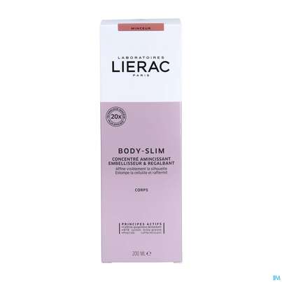 Sie sehen eine Packung Lierac Body/slim Global Slimming Concentrate Neu 200ml, Produktbild: 02 Lierac Body/slim Global Slimming Concentrate Neu 200ml, A-Nr.: 5441134 - 02