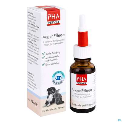 Veterinaerprodukte Pha Augenpflege Hund +katze Loesung 20ml, A-Nr.: 4996798 - 05