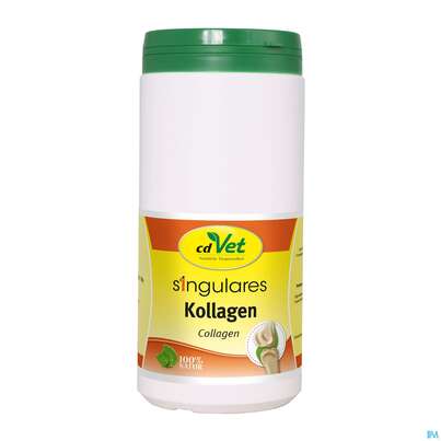 Sie sehen eine Packung Veterinaerprodukte Singulares Kollagen 500g, Produktbild: 01 Veterinaerprodukte Singulares Kollagen 500g, A-Nr.: 4851752 - 01