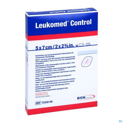 Wundverband Leukomed/control Transparent 5x 7cm 7323000 10st, A-Nr.: 4387556 - 03