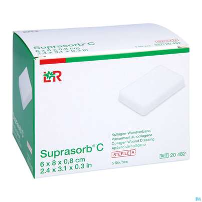 Wundverband Suprasorb Steril C Kollagen 6x 8x 0,8cm 5st, A-Nr.: 2203569 - 03