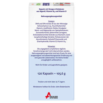 Doppelherz system OMEGA-3 PFLANZLICH Herzfunktion + Immunsystem, A-Nr.: 5677061 - 04