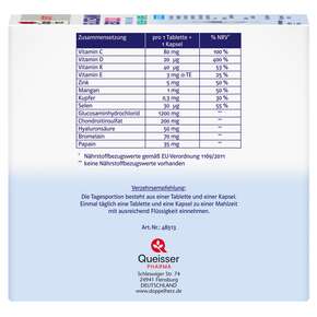 Doppelherz system GLUCOSAMIN 1200 DUO KNOCHEN + KNORPEL, A-Nr.: 5677925 - 01