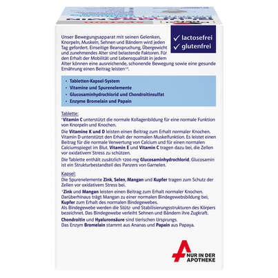 Sie sehen eine Packung Doppelherz system GLUCOSAMIN 1200 DUO KNOCHEN + KNORPEL, Produktbild: 03 Doppelherz system GLUCOSAMIN 1200 DUO KNOCHEN + KNORPEL, A-Nr.: 5677925 - 03