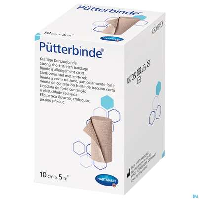 Elastische Binden Puetterbinde Hautf 5mx 10cm 1st, A-Nr.: 1457569 - 04
