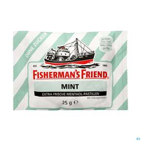 Fisherman&amp;#039;s Friend Pastillen Ohne Zucker Mint Beutel 25g, A-Nr.: 1365815 - 01