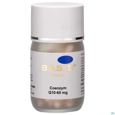 Sie sehen eine Packung Coenzym Q10 Kapseln 60mg -ncm 100st, Produktbild: 02 Coenzym Q10 Kapseln 60mg -ncm 100st, A-Nr.: 4321155 - 02