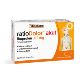 ratioDolor® akut Ibuprofen 300 mg Filmtabletten, A-Nr.: 5536113 - 01
