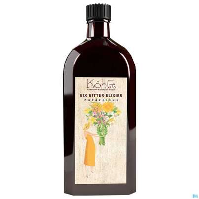 Sie sehen eine Packung Koehle Elixier Paracelsus Bix Bitter 500ml, Produktbild: 02 Koehle Elixier Paracelsus Bix Bitter 500ml, A-Nr.: 3876218 - 02