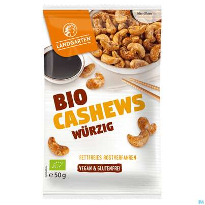 Landgarten Bio Vegan Tamari Wuerzig Cashew 50g, A-Nr.: 4572093 - 02