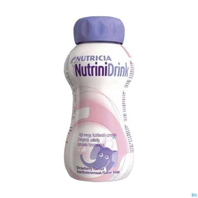 Nutrini/drink Flasche 200ml Erdbeer 24st, A-Nr.: 5565422 - 01