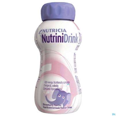 Nutrini/drink Flasche 200ml Erdbeer 24st, A-Nr.: 5565422 - 02