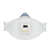 3M™ Aura™ Comfort Cool Flow™ Partikelmaske 9322+, FFP2, mit Ventil, 5er-Packung, A-Nr.: 5920171 - 02