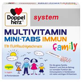 Doppelherz system MULTIVITAMIN MINI-TABS family - Mit Multifruchtgeschmack, A-Nr.: 5676943 - 01