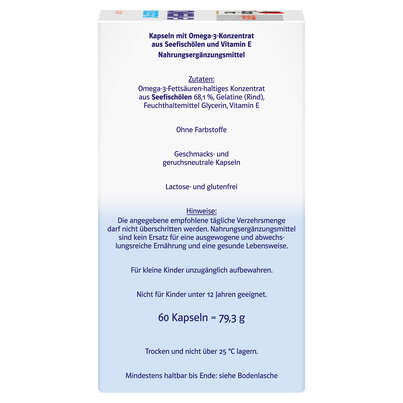 Sie sehen eine Packung Doppelherz system OMEGA-3 KONZENTRAT, Produktbild: 03 Doppelherz system OMEGA-3 KONZENTRAT, A-Nr.: 3448528 - 03