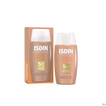 Sie sehen eine Packung Sonnenprodukte Isdin/fotoprotection Fusion Water Color Med Lsf 50 50ml, Produktbild: 05 Sonnenprodukte Isdin/fotoprotection Fusion Water Color Med Lsf 50 50ml, A-Nr.: 5570280 - 05