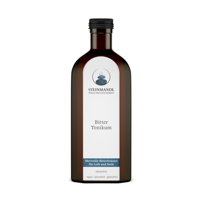 Sie sehen eine Packung STEINMANDL BITTER TONIKUM 250ML, Produktbild: 01 STEINMANDL BITTER TONIKUM 250ML, A-Nr.: 5961744 - 01