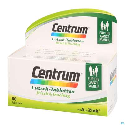 Sie sehen eine Packung Centrum Lutschtabl Frisch +fruchtig 60st, Produktbild: 04 Centrum Lutschtabl Frisch +fruchtig 60st, A-Nr.: 4084198 - 04