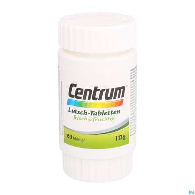 Sie sehen eine Packung Centrum Lutschtabl Frisch +fruchtig 60st, Produktbild: 08 Centrum Lutschtabl Frisch +fruchtig 60st, A-Nr.: 4084198 - 08