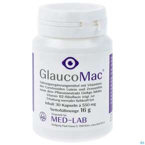 Glaucomac Kapseln 30st, A-Nr.: 3387086 - 01