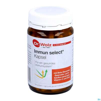 Sie sehen eine Packung Immun Select Kapseln Dr.wolz Nr.60 120st, Produktbild: 06 Immun Select Kapseln Dr.wolz Nr.60 120st, A-Nr.: 5372321 - 06