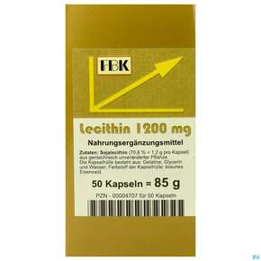 Lecithin Kapseln 1200 -fbk Pharma 50st, A-Nr.: 2048436 - 01