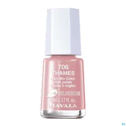 Sie sehen eine Packung Mavala Nagellacke Bio +si 706 Thames 5ml, Produktbild: 01 Mavala Nagellacke Bio +si 706 Thames 5ml, A-Nr.: 5743496 - 01