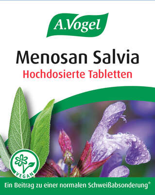 Sie sehen eine Packung A.Vogel Menosan Salvia, Produktbild: 01 A.Vogel Menosan Salvia, A-Nr.: 4296256 - 01