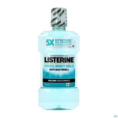Mundwasser/spuelung Listerine Coolmint-johnson+johnson Milder Geschmack 500ml, A-Nr.: 5340806 - 02