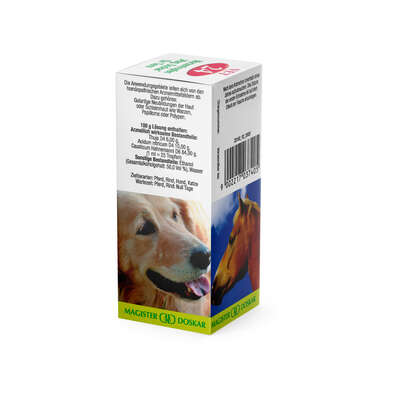 Sie sehen eine Packung Magister Doskar VET Nr. 24 Warzentropfen für Tiere, Produktbild: 03 Magister Doskar VET Nr. 24 Warzentropfen für Tiere, A-Nr.: 1299716 - 03