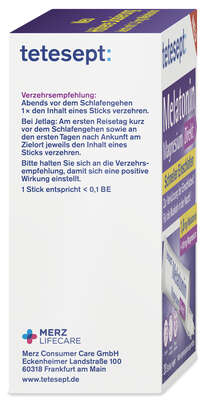 TETESEPT Melatonin 1,8mg + Magnesium Direkt Sticks 20 St., A-Nr.: 5709223 - 03