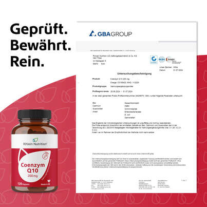 R(h)ein Nutrition Coenzym Q10 200 mg Kapseln vegan, A-Nr.: 5987152 - 07