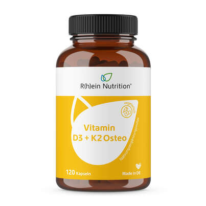 R(h)ein Nutrition Vitamin D3 + K2 Osteo Kapseln hochdosiert, A-Nr.: 5987293 - 01