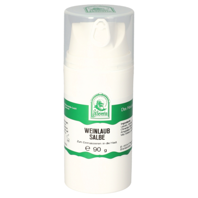 Sie sehen eine Packung WEINLAUB SALBE 90 G, Produktbild: 01 WEINLAUB SALBE 90 G, A-Nr.: 5471767 - 01