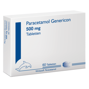 Paracetamol Genericon bei Schmerzen und Fieber, A-Nr.: 1181280 - 01
