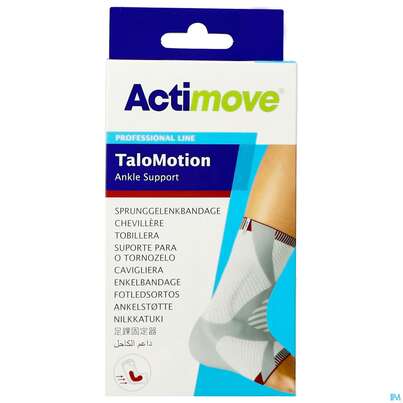 Sie sehen eine Packung Actimove Aktivbandage Talomotion Rechts M 7348714 1st, Produktbild: 01 Actimove Aktivbandage Talomotion Rechts M 7348714 1st, A-Nr.: 5060018 - 01