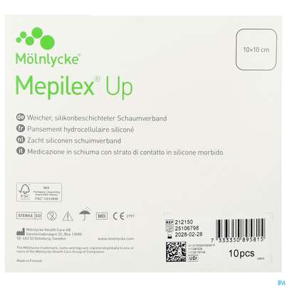Schaumverband Mepilex/silikon Up 10x10cm 10st, A-Nr.: 5900122 - 04