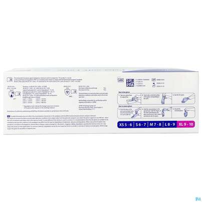 Sie sehen eine Packung Untersuchungshandschuhe Latex Unsteril Peha/soft Comfort Puderfrei Xl 100st, Produktbild: 06 Untersuchungshandschuhe Latex Unsteril Peha/soft Comfort Puderfrei Xl 100st, A-Nr.: 5890688 - 06