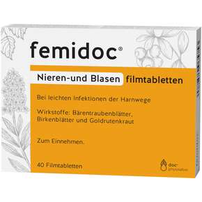 femidoc® NIEREN- UND BLASEN FILMTABLETTEN, A-Nr.: 4965757 - 01