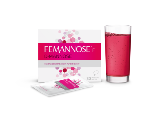 Sie sehen eine Packung FEMANNOSE® F, Produktbild: 02 FEMANNOSE® F, A-Nr.: 5955494 - 02
