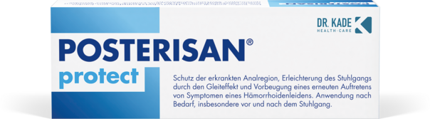 Sie sehen eine Packung Posterisan® protect, Produktbild: 01 Posterisan® protect, A-Nr.: 5733210 - 01