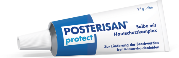 Sie sehen eine Packung Posterisan® protect, Produktbild: 02 Posterisan® protect, A-Nr.: 5733210 - 02
