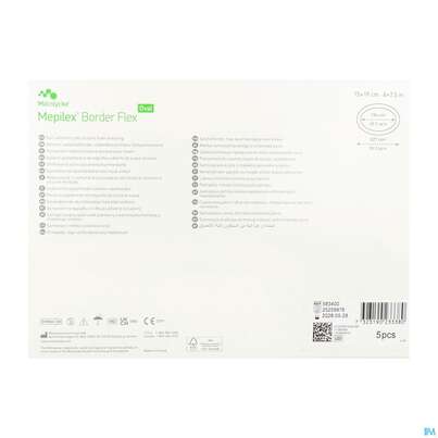 Wundverband Mepilex Border Flex 15x19cm 5st, A-Nr.: 4252299 - 04