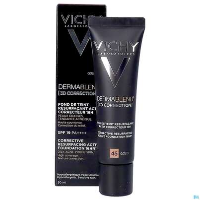 Vichy Dermablend 3d Coverflow 45 Gold 30ml, A-Nr.: 4436013 - 10