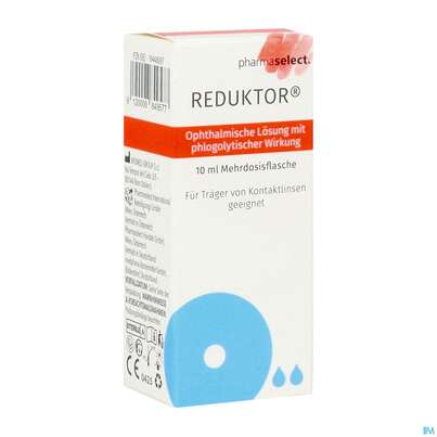 Sie sehen eine Packung Reduktor Augentropfen 10ml, Produktbild: 02 Reduktor Augentropfen 10ml, A-Nr.: 5933222 - 02