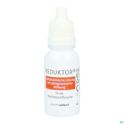 Sie sehen eine Packung Reduktor Augentropfen 10ml, Produktbild: 08 Reduktor Augentropfen 10ml, A-Nr.: 5933222 - 08