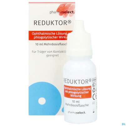 Sie sehen eine Packung Reduktor Augentropfen 10ml, Produktbild: 09 Reduktor Augentropfen 10ml, A-Nr.: 5933222 - 09